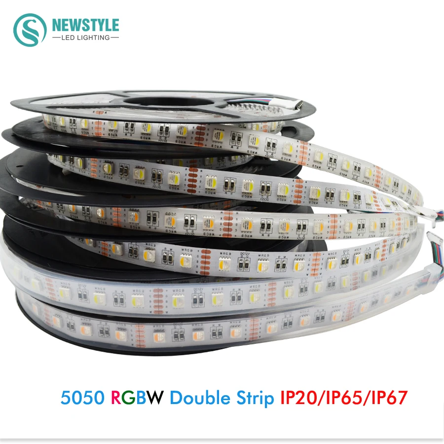 

DC12V RGBW RGBWW 5050 SMD Led Strip light 60led/m 4 Colors in 1 Chip Waterproof IP20/IP65/IP67 indoor lights decoration