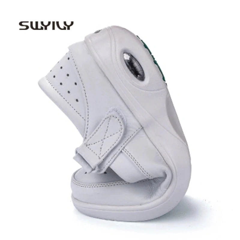 SWYIVY Women Sneakers Hollow Breathable Slimming Shoes New Wedge Cushioning Hook&Loop Female Espadrille Sport Swing Shoes