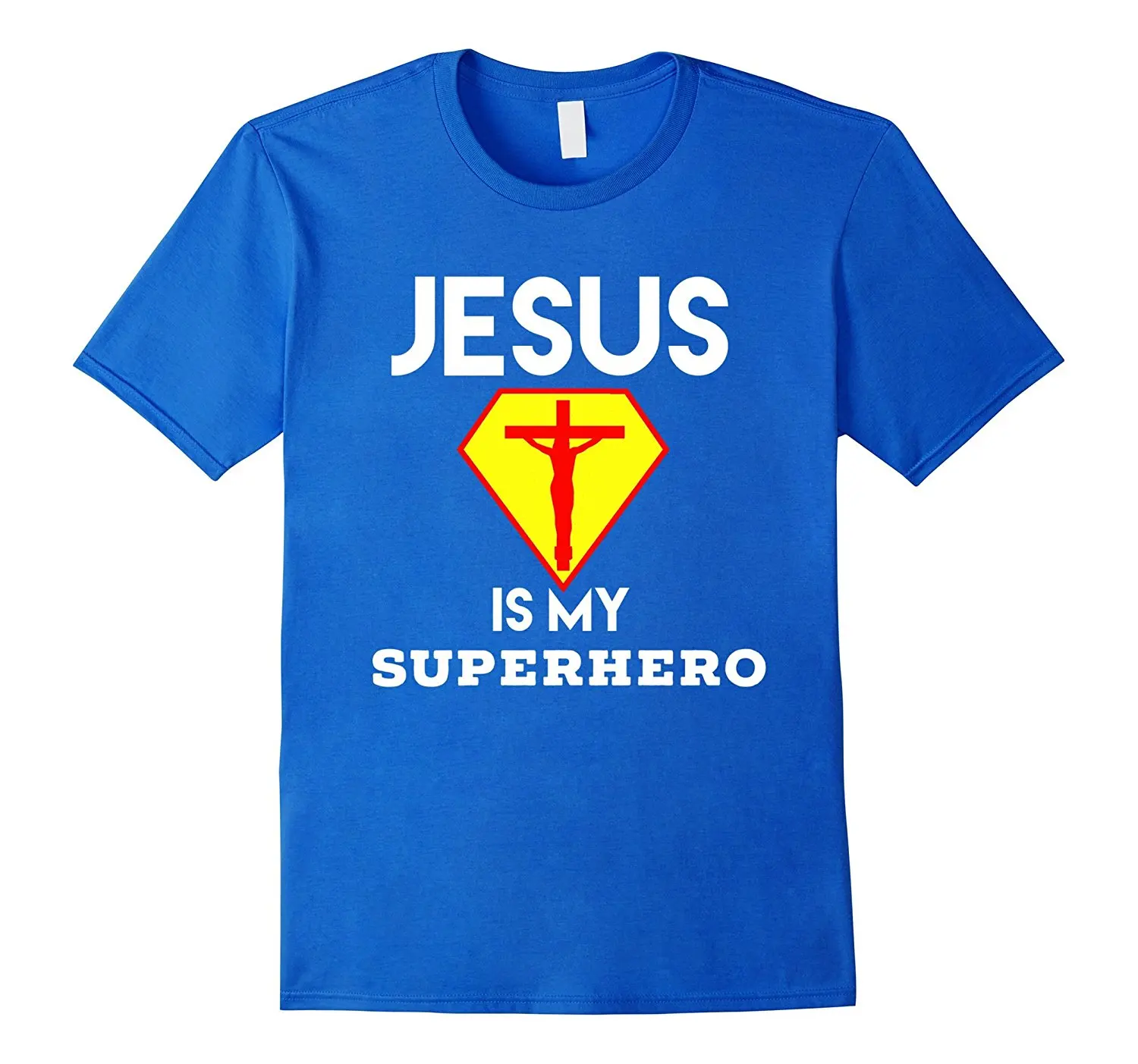 Jesus Is My Superhero Christian Fun Religious T Shirt