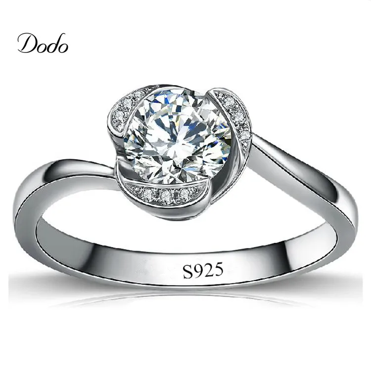 rose shape rings white gold color big big crystal vintage engagement flower wedding ring for women - Rose Shaped Wedding Ring rose shape rings white gold color big big crystal vintage engagement flower wedding ring for women - Rose Shaped Wedding Ring