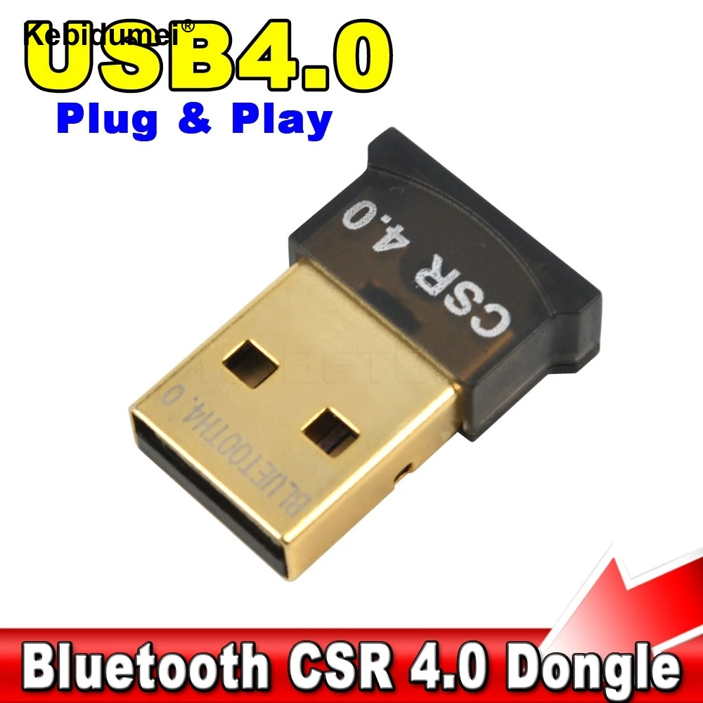 Kebidumei USB Bluetooth V4.0 адаптер двойной режим беспроводной ключ 3 Мбит/с Bluetooth компьютерный адаптер