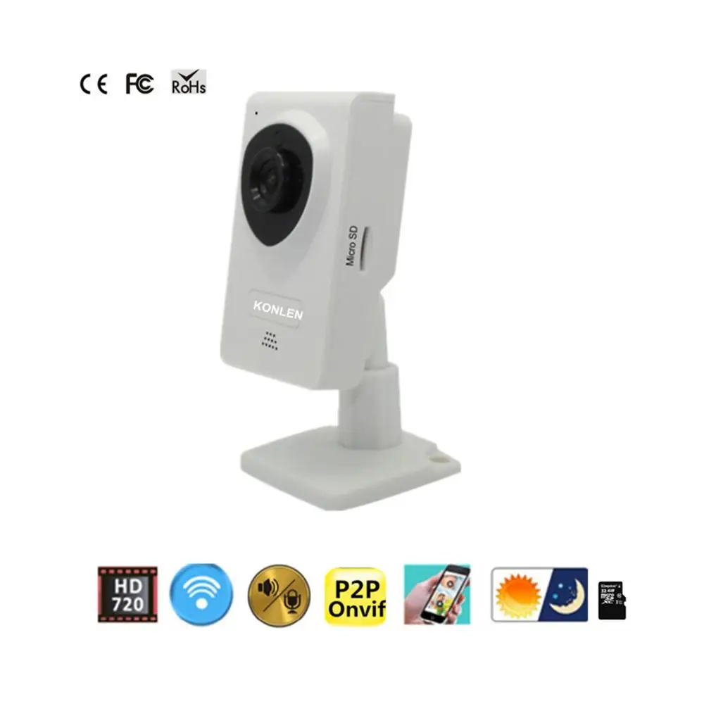  Wireless IP Camera Wifi 720P HD Network IR-cut 32GB SD Card CMOS Two Way Audio P2P Android IOS Smart Phone Monitor Mini Kamera 