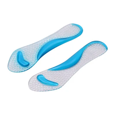 1 Pair Silicone Insoles for Women Shoes Orthotic Arch Support Gel Pads Non-slip Pain Relief Flat Feet Shoes Insoles