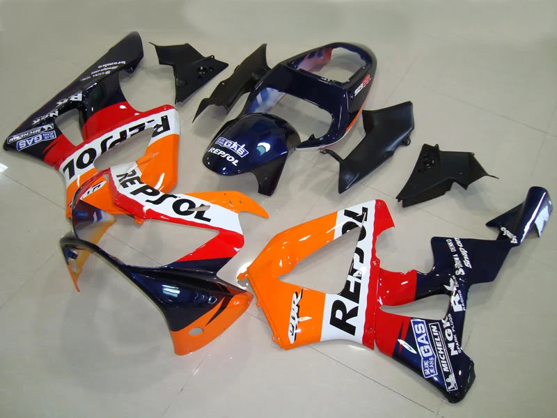 

Injection mold Fairing kit for HONDA CBR900RR 929 00 01 CBR 900RR 2001 2000 CBR900 ABS Red orange blue Fairings set+7gifts HM03