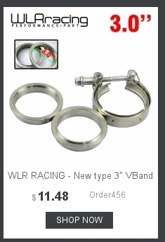 WLR RACING-" V-Band зажим фланец комплект(нержавеющая сталь 304 зажим+ SUS304 фланец) для турбо выхлопная труба WLR-VCN2+ VFN2