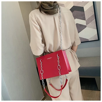 

Women Messenger Bags Leather Casual Chain Handbags Female Designer Vintage Big Size Tote Shoulder Bag High Quality bolsos X1-24