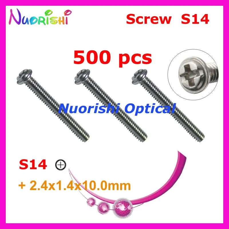 S14 2,4X1,4X10,0 мм 500 шт. солнцезащитных очков очки мужской роскошные солнцезащитные очки винтовая головка in+ Тип* Тип оптического волокна