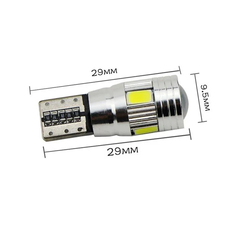 2x Canbus безотказный T10 W5W 6 светодиодный 5630 SMD автомобильный габаритный парковочный светильник для Skoda Superb Octavia A7 A5 2 Fabia Rapid Yeti