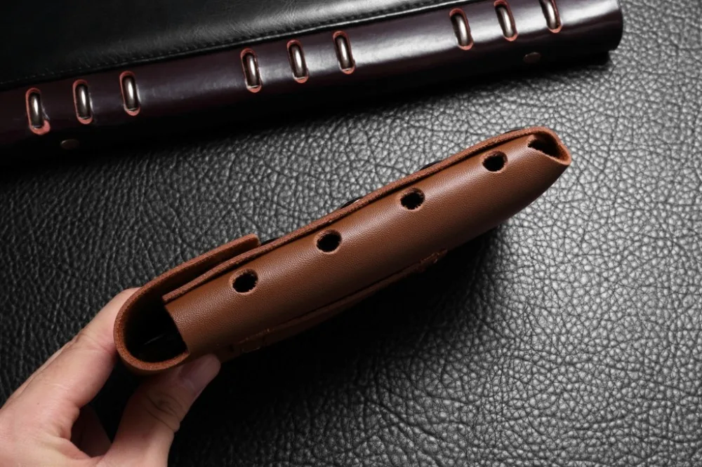 Universal Leather Belt Clip Holster Phone Pouch Case Bag for iPhone XR XS MAX Sport Holsters Cases Sleeve Cover Bag for LG (5)
