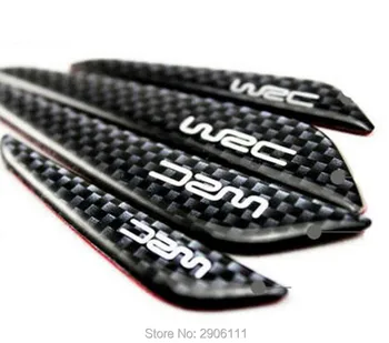 

4PCS Car Sticker Door Protection Guards Stickers for Benz w203 w204 w205 w210 w211 w213 gla glc glk for Car Carbon Fiber styling