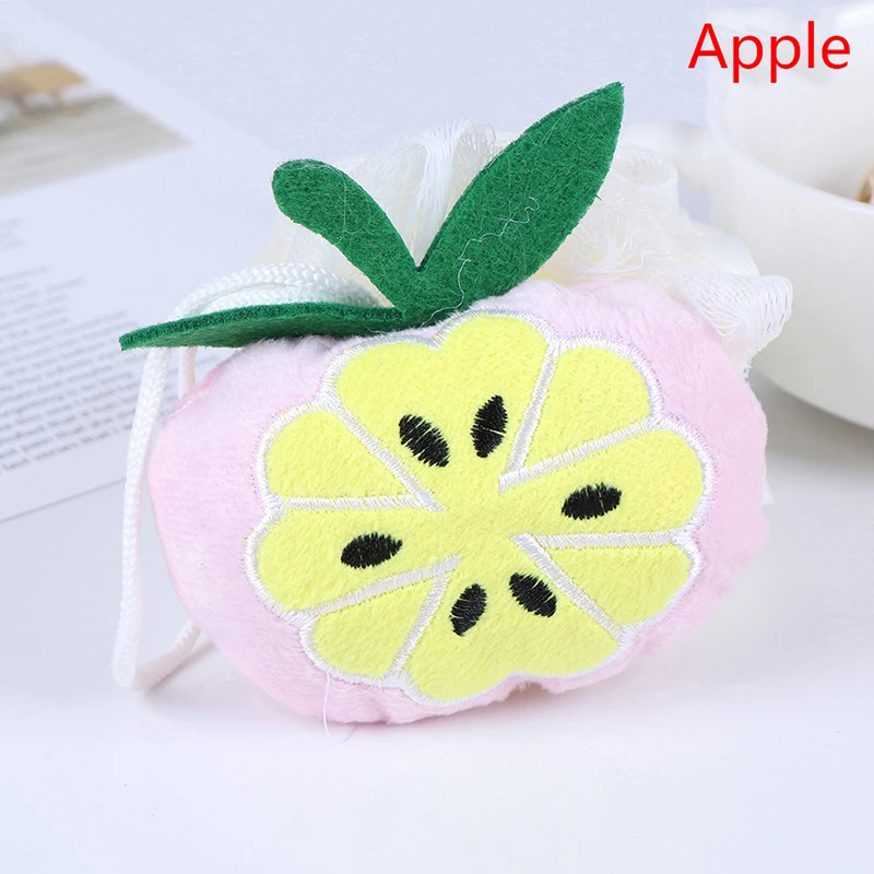 Cute Children Newbron Infant Soft Cotton Baby Bath Brush Cartoon Baby Bath Sponge Powder Puff Shower Product Rubbing Towel Balls