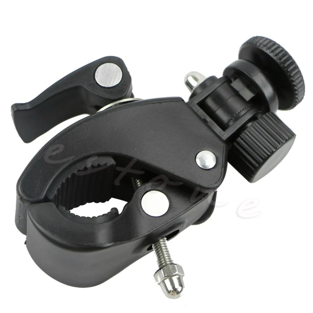 1Pc Bicycle Bike Handlebar Mount 1/4 Screw Clamp Bracket Tripod For