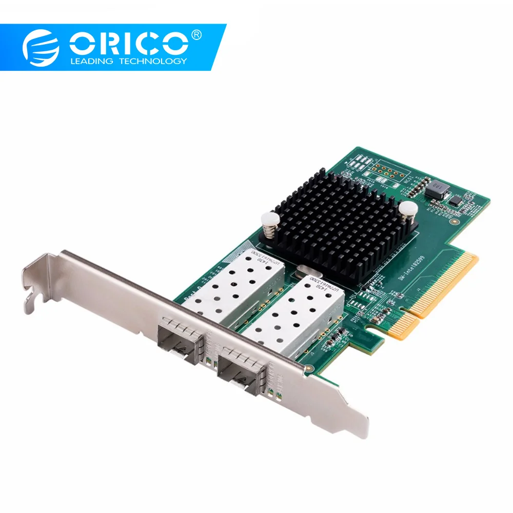  ORICO PCIE 2 Port 10 Gigabit Network Adapter Express Expansion Card For Desktop Computer Components