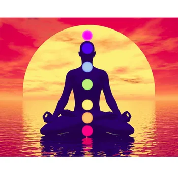 

DIY Diamond Embroidery chakra meditation Paintings dimond painting 3D diamond Mosaic 5D Rhinestone Art Full square Home Decor