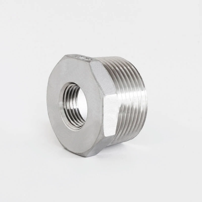 1-1/2&quot BSP Male x 1-1/4&quot Female Reducer Bushing Thread 201 Stainless Steel Threaded Pipe Fitting Connector For Water Oil Air |