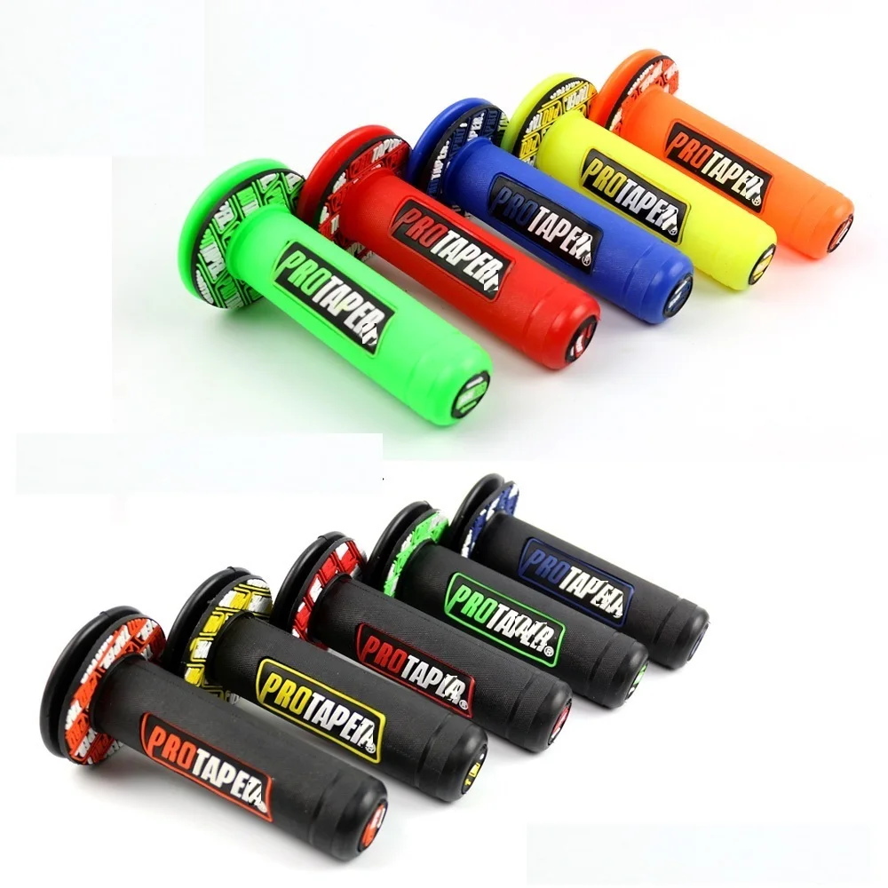 

Handle Grip Pro taper Motorcycle Colorful Protaper Dirt Pit Bike Motocross 7/8" Handlebar Rubber Gel Hand Grips Brake Hands