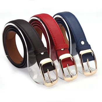 

LNRRABC Women Jeans Girdles Belts Popular With Buckle PU Leather Decorative Belt Fashion Skinny Wiastband Clothes Accessories