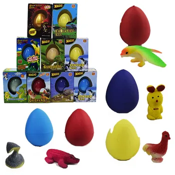 

baby toys kids children's educational toy Boxed Large Dinosaur Eggs Hatching Toy Expanding Easter Egg Small Action Figure Toys