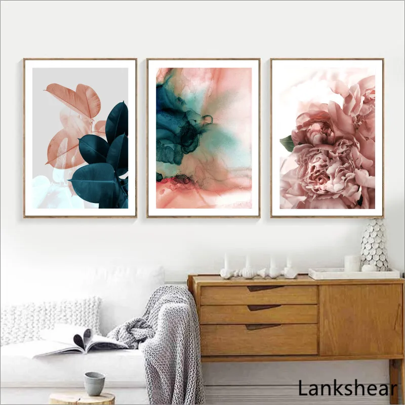 

Wall Pictures For Living Room Leaf Cuadros Picture Nordic Poster Floral Wall Art Canvas Painting Botanical Posters And Prints