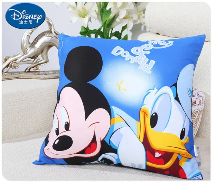 Наволочка для подушки с изображением Минни и Микки Мауса из мультфильма «Дисней», хлопковый детский чехол для подушки для мальчиков и девочек - Цвет: 15