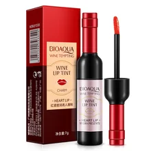 BIOAQUA Nourishing the nature Red Wine Matte Lip Tint Lip Gloss Waterproof Lipgloss Liquid Lipstick Set Lip Stick Palette