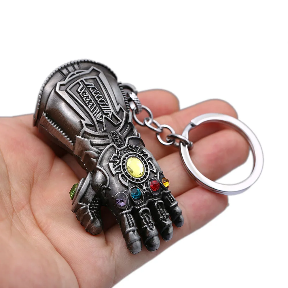 J Store Мстители 3 танос брелок Infinity Gauntlet класс бесконечной мощности chaviro для мужчин держатель сувенирные украшения