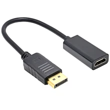 Для портативных ПК мужчин и женщин DP к HDMI кабель для монитора порты разъёмы 1080 P HDMI конвертер