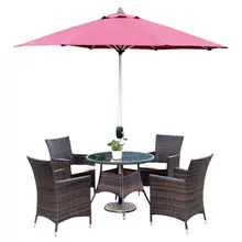 Пляжный зонт из антикоррозийной алюминиевой трубки, для уличных столовых, магазинов, гостиниц, садов, курортов, печать логотипа доступна