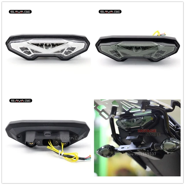 

For YAMAHA FZ-09 MT-09 FJ-09 MT09 Tracer 2014-2016 Motorcycle Integrated LED Tail Light Brake Turn signal Blinker Lamp NEW Clear
