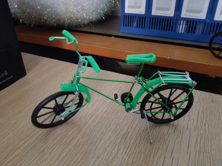 

Iron Mini Bike Model Tourism Crafts Home Furnishings Bicycle Model Enthusiasts