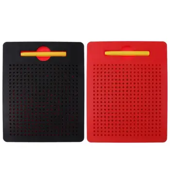 

Unisex Baby Magnetic Tablet Drawing Toys Beads Educational Learning Memo Writing Board With Magnet Stylus Pen