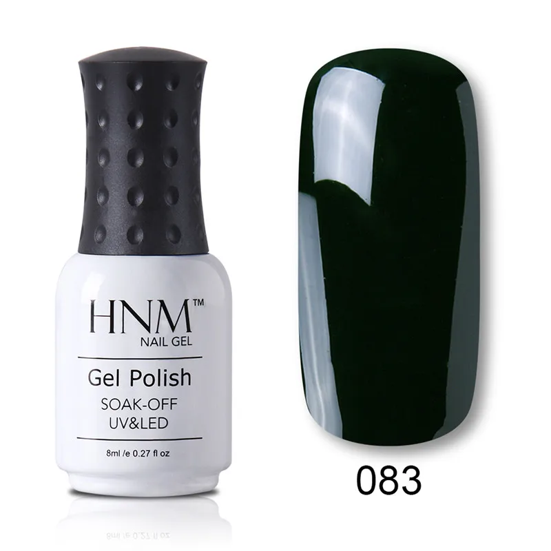 HNM штамповочная Краска Лак для ногтей 8 мл Великолепная цветная краска Gellak Гибридный лак Nagellak Полуперманентная верхняя основа грунтовка эмаль - Цвет: 083