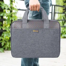 Портативный деловой портфель на молнии, сумка для переноски, сумка 14 дюймов для MacBook, ультрабука, ноутбука, ipad mini