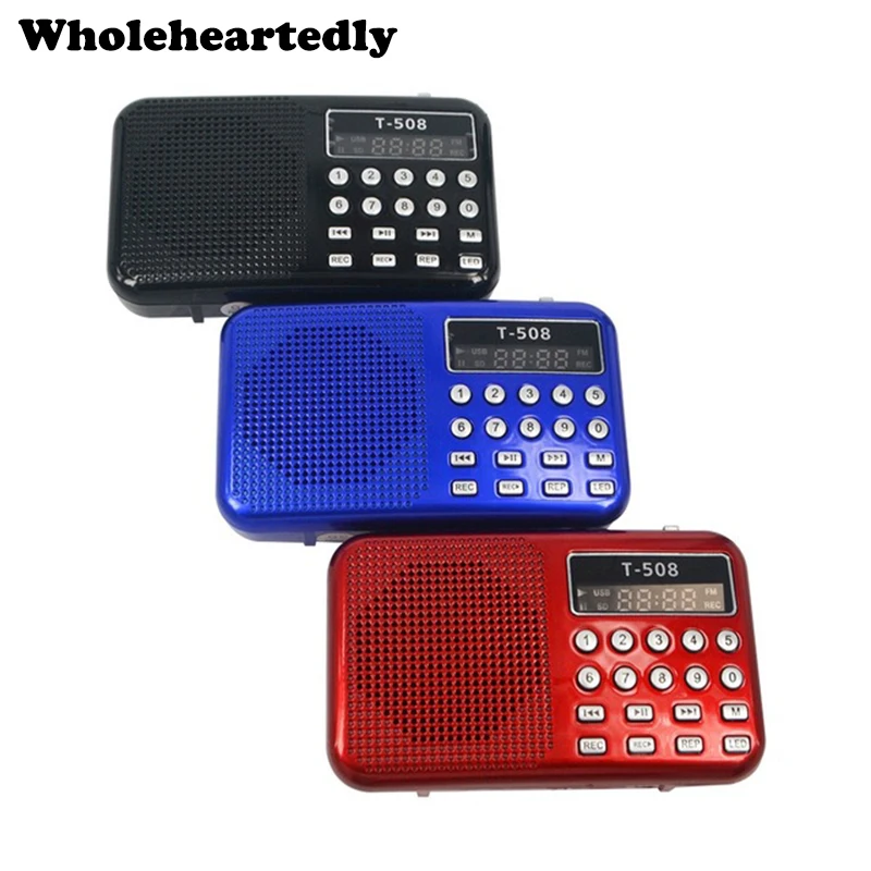 Led Speaker Fm Portable 1