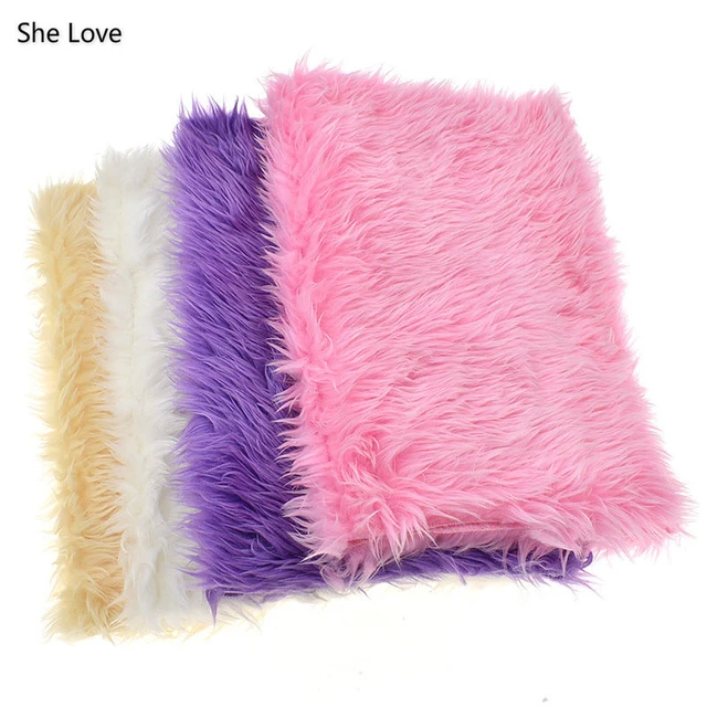 Long Faux Fur Fabric Square Plush Patchwork Fabric for Handmade Seat  Cushion Making Material DIY Apparel Sewing Supplies 25x25cm - AliExpress