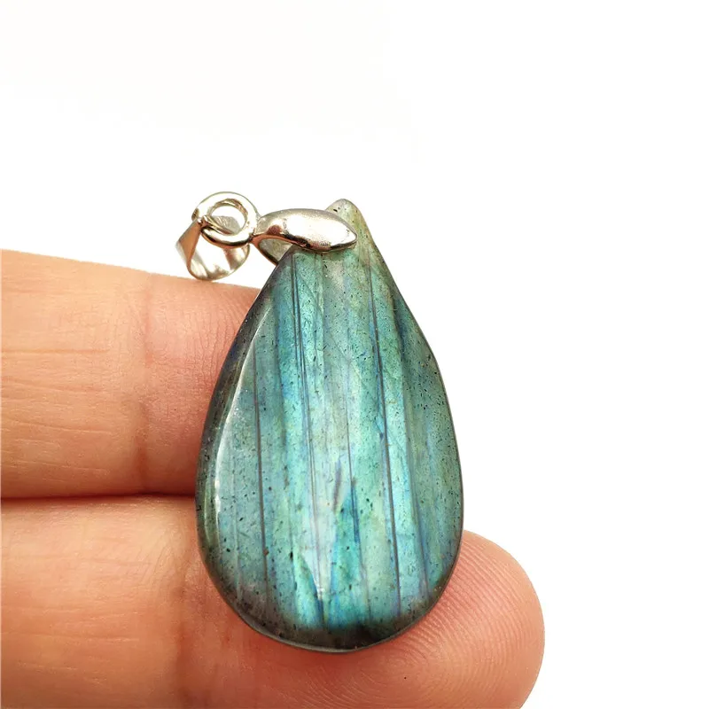 Natural Labradorite Necklace Pendant (4)