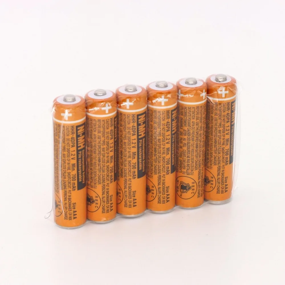 6 шт. аккумуляторные батарейки 700 мАч 1 2 в|rechargeable battery|battery abattery for |