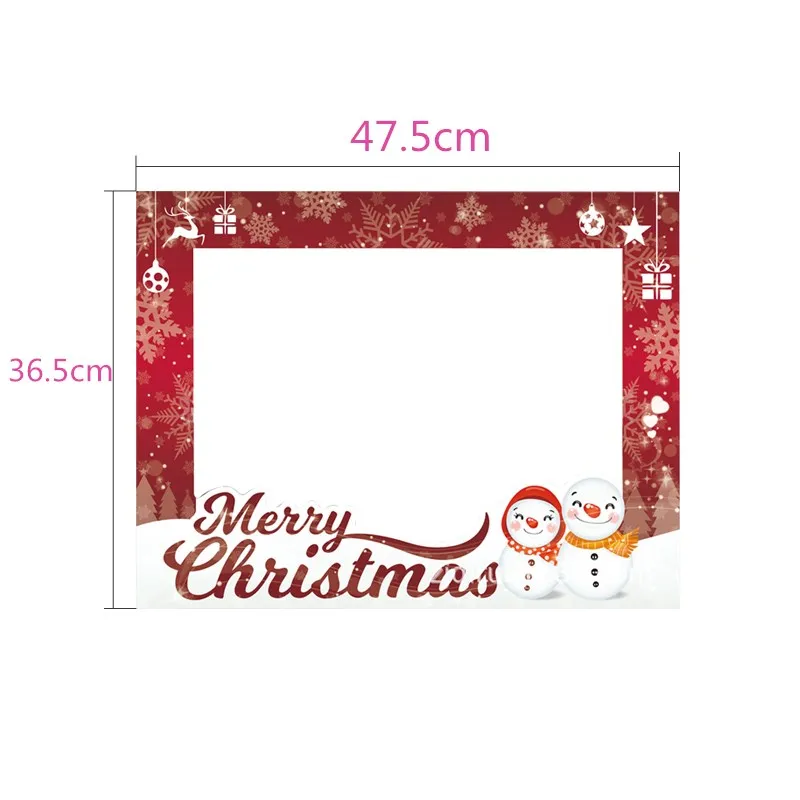 Chicinlife 1 шт. Merry Christmas Photo Booth рамка реквизит год Рождественские вечерние украшения Детские сувениры на день рождение фотобудка Реквизит Поставки