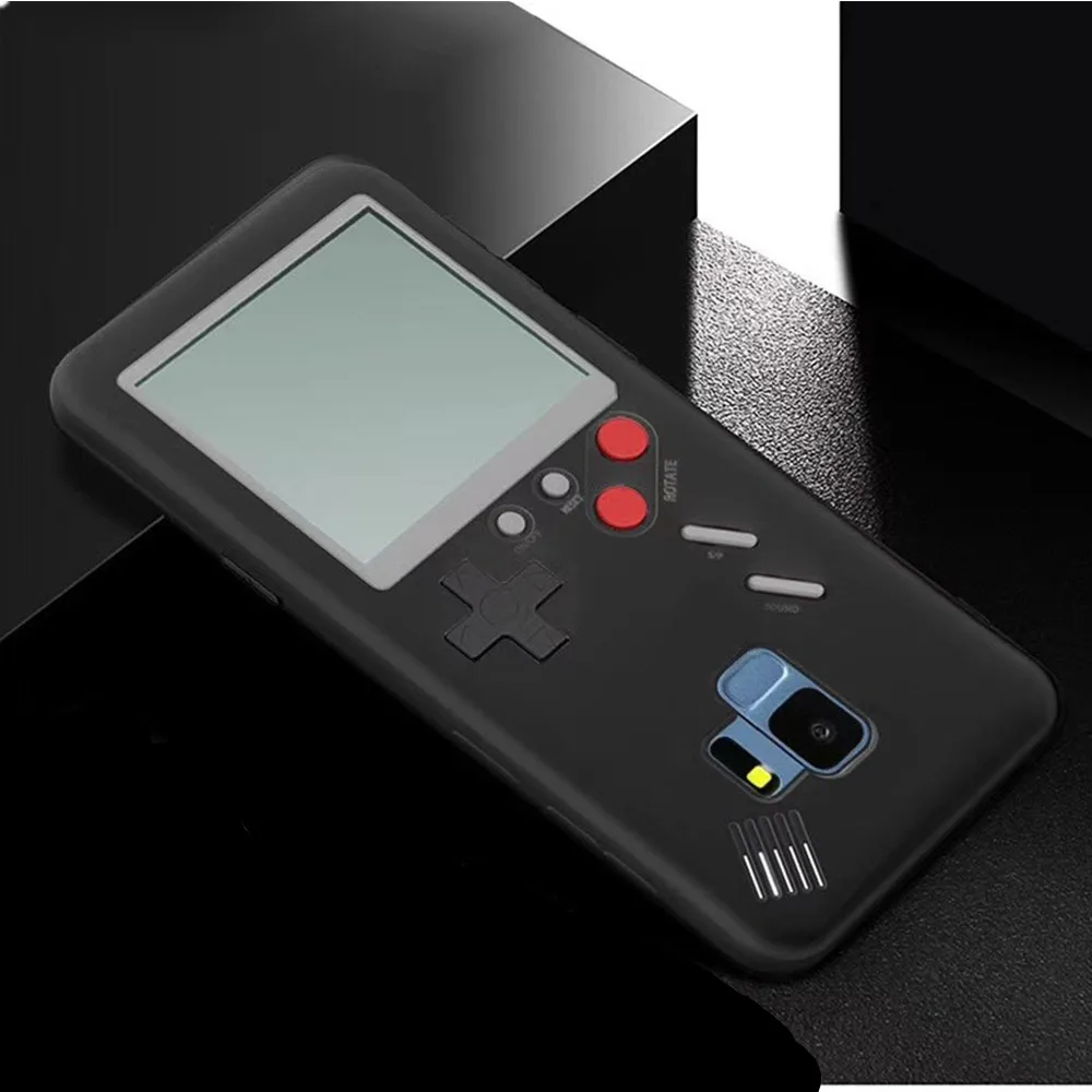 

Gameboy Tetris Phone Cases for Samsung S8 S9 S9 plus Game Console Cover Siliconen mobile shell coque