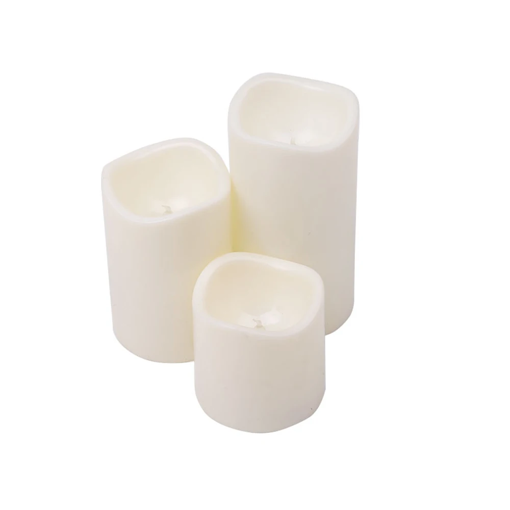 18 ключ свечи с дистанционным управлением светильник электронный беспламенный светодиодный светильник для чая мерцающий лучший подарок 3 размера бездымного украшения дома