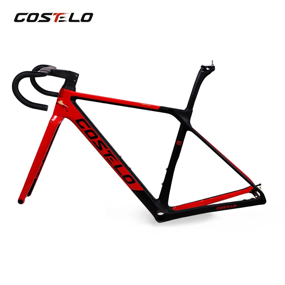 Best Costelo Rio 3.0 DISC Thru Axle ROAD BIKE Disc carbon road bicycle frame fork seatpost with intergrated handelbar 2 Best Costelo Rio 3.0 DISC Thru Axle ROAD BIKE Disc carbon road bicycle frame fork seatpost with intergrated handelbar 2