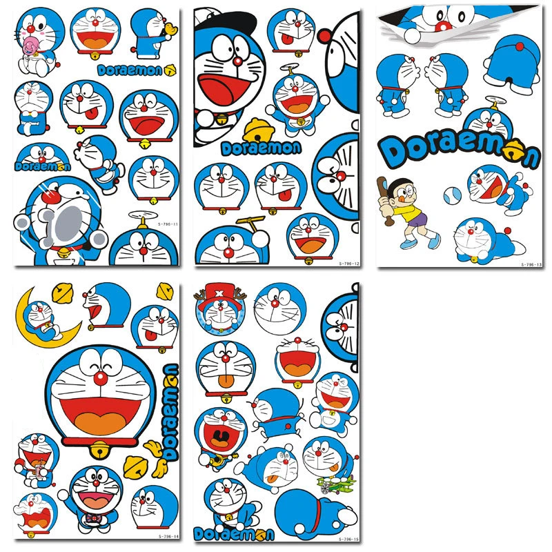 

Sticker and Decals Doraemon Lovely Styling Decal Suitcase Laptop Refrigerator Sticker(non water-proof)
