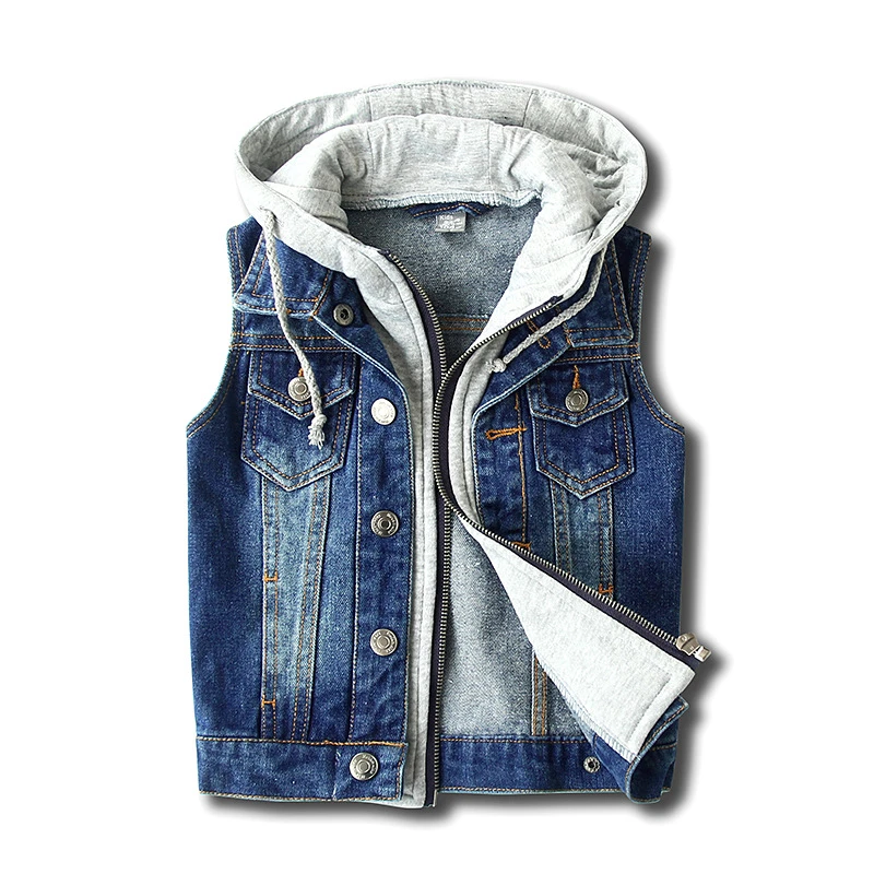 boys denim vest
