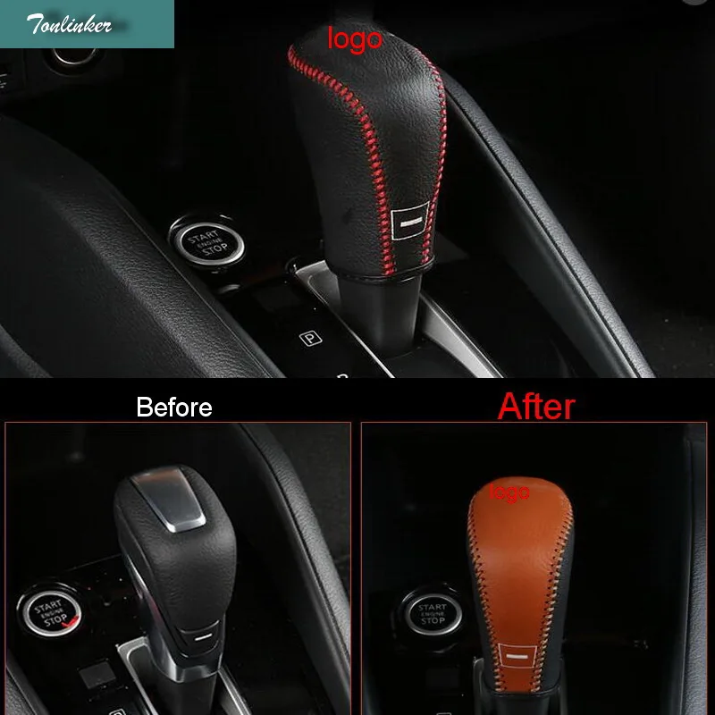 Tonlinker чехол для Nissan KICKS 2016 17 автостайлинг 1 шт. ошейники переключения передач и