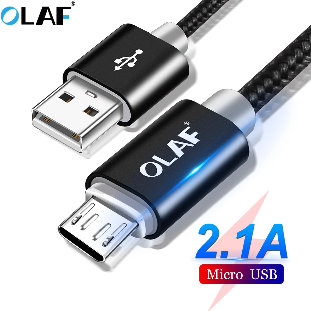 

Olaf Micro USB Cable 1m 2m 3m For Xiaomi Redmi Note 5 Fast Charging Mobile Phone USB Charger Data Cable For Samsung S7 LG