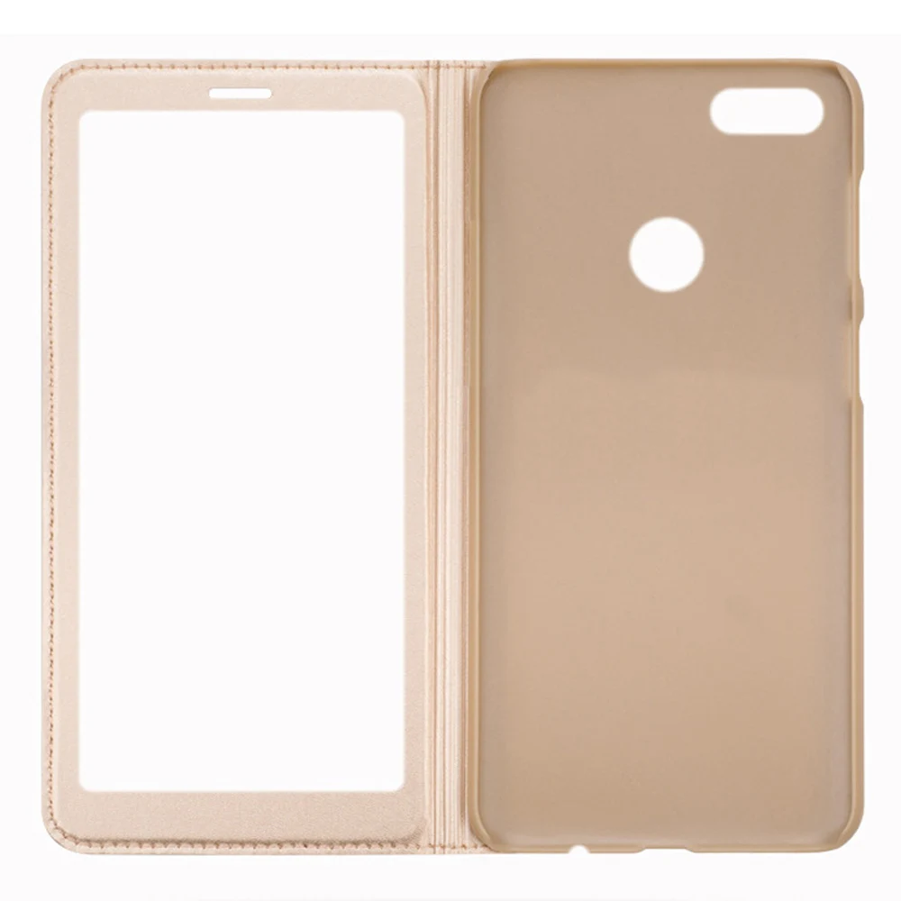 Кожаный чехол с откидной крышкой для Huawei P Smart Psmart Enjoy 7S Enjoy7S 5 65 Роскошный полным