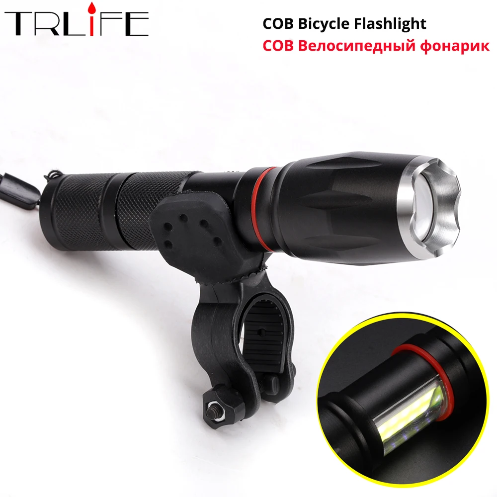 

COB Rechargeable Magnet 8000lums L2 Led bicycle Flashlight Waterproof Torch With COB bike light for Cycling hiking Outdoor
