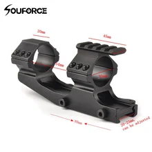 QD консольное крепление 25,4 мм до 30 мм для прицела для 20 мм рельсов тройное пикатинное крепление для прицела быстросъемное крепление для прицелов