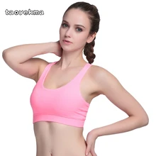 Регулируемый Топ для йоги, фитнес, спортивный бюстгальтер, женский бюстгальтер с пуш-ап, дышащий, ударопрочный, нижнее белье большого размера, бюстгальтер, B34