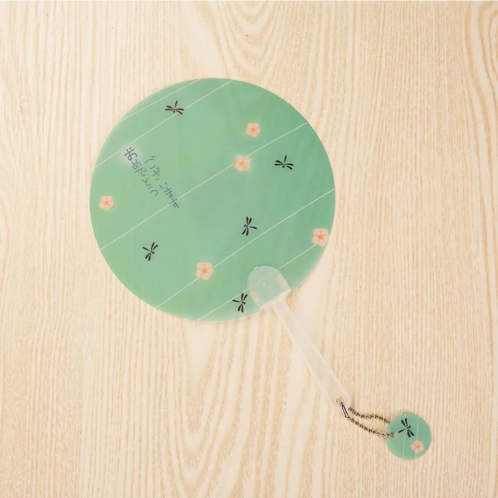 

Cute Cartoon Summer Handheld Fan Portable Mini Round Student Hand Fan